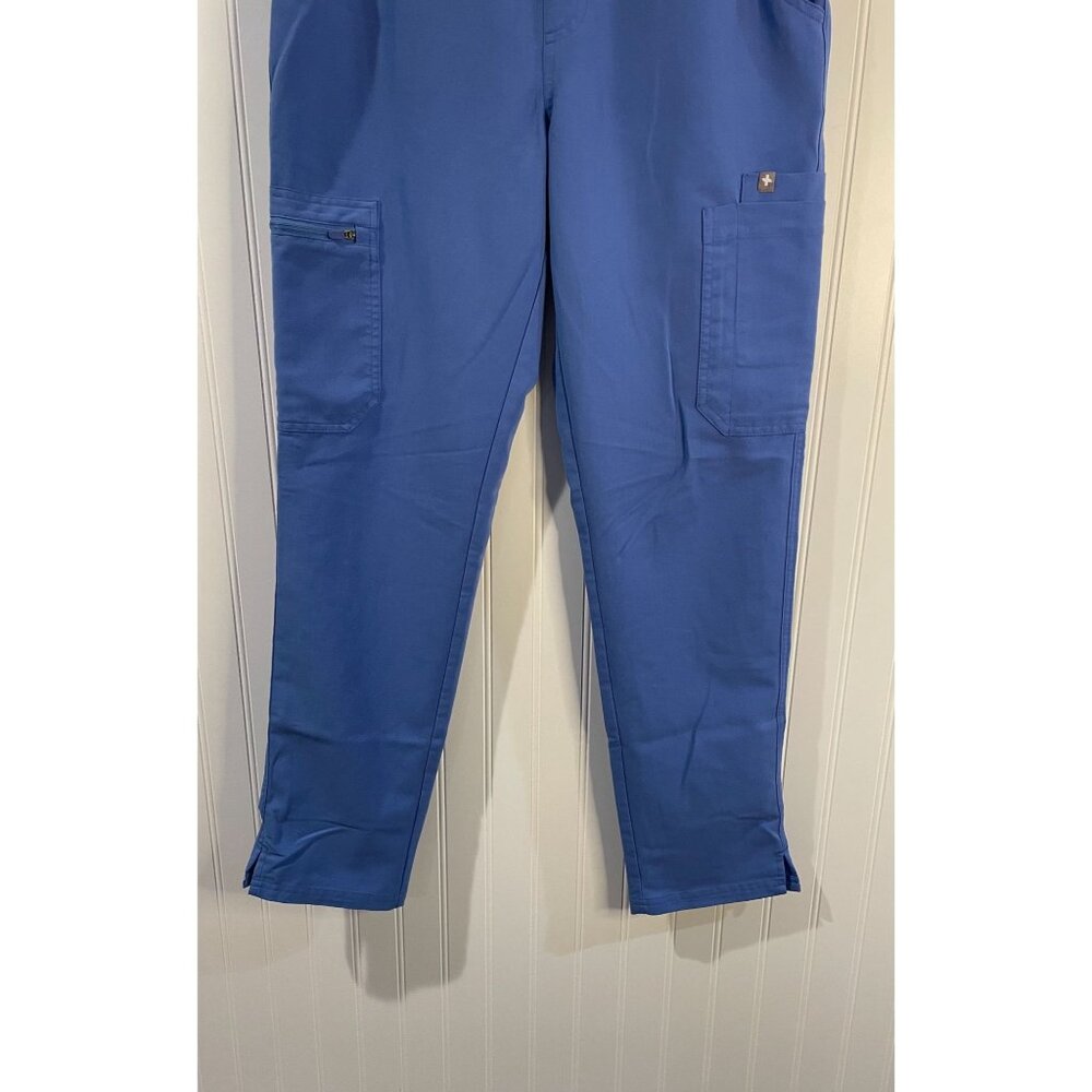 Figs Womens Technical Collection Jogger Scrub Pants In Blue S Adjustable Waist - Picture 5 of 12